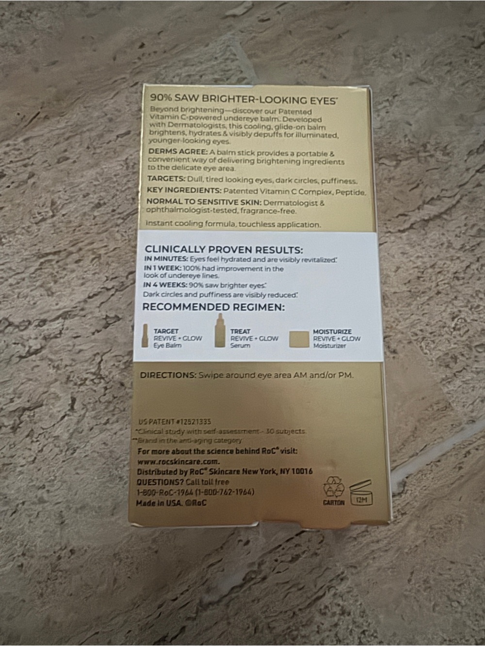 RoC Revive + Glow Eye Balm - Picture 2 of 2